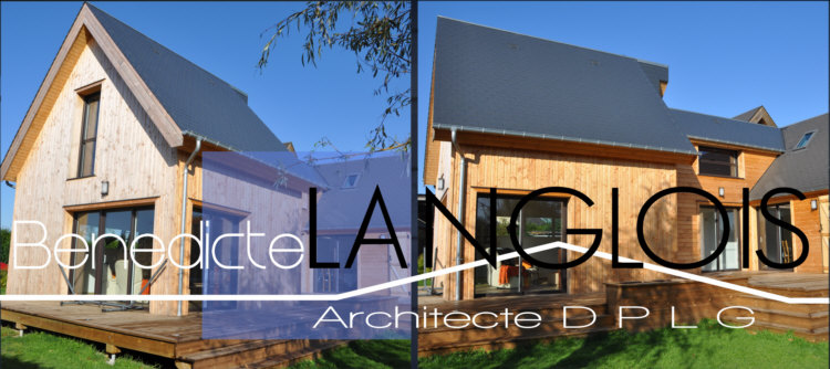 Construction habitation  ossature bois par bndicte Langlois architecte  rouen