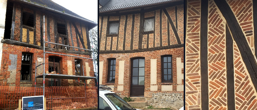 Restauration du patrimoine Normand XVII ème dans les environs de Rouen